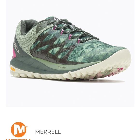 Merrell Antora 2 Trail Runners 8.5 Tea Green - Picture 2 of 15